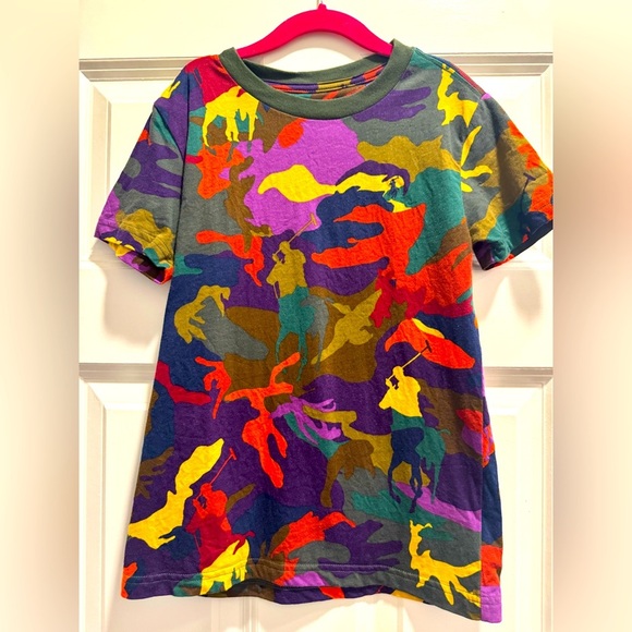 Polo by Ralph Lauren NWOT Sz 7 Kids' T-Shirt with Camouflage Print - Picture 3 of 6